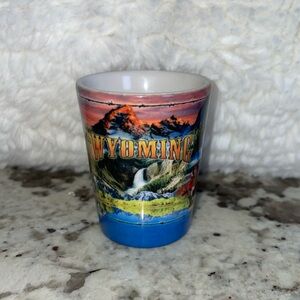 Vintage Wyoming Shot Glass.